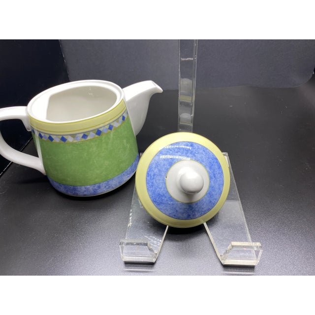 Ceramic Circa 1999 Royal Doulton Carmina Tea Pot For Sale - Image 7 of 9