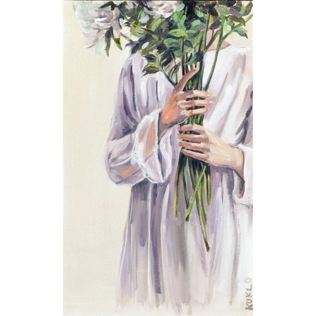 Justyna Kuklo, Morning (Bouquet), 2025, Oil Painting on Canvas, Framed For Sale - Image 3 of 7
