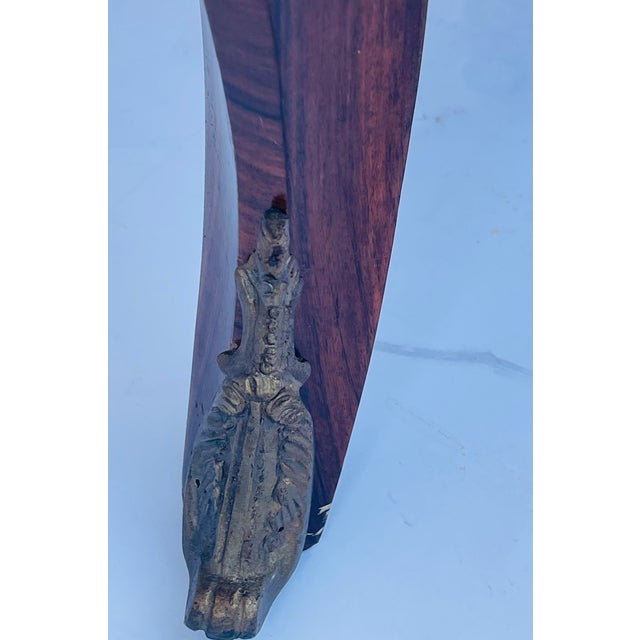 1940s Antique French Louis XVI Style Commode Chest of Drawers With Beautiful Marquetry For Sale - Image 5 of 14