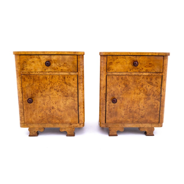 Art Deco Style Side Tables, Poland, 1950s, Set of 2 For Sale - Image 11 of 15