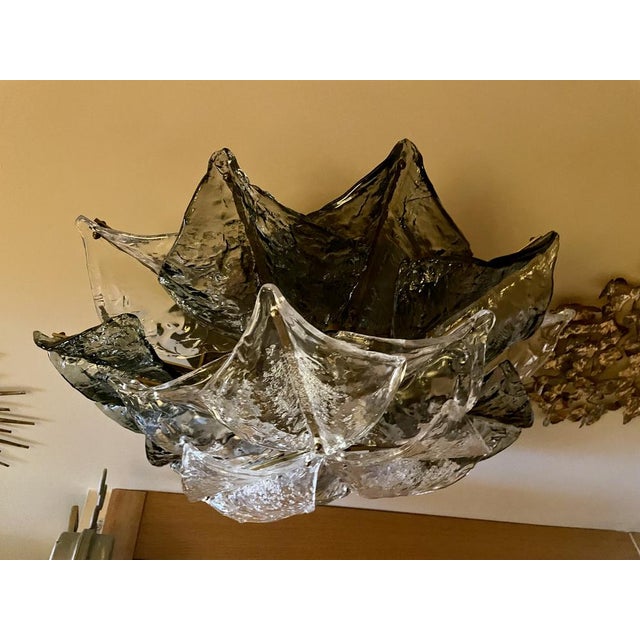 Murano Glass Ceiling Lamp from Mazzega, 1974 For Sale - Image 12 of 18