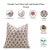 Not Yet Made - Made To Order Fabdivine Throw Pillow Cover 14x14 Inch Handmade Block Print - Genda Pushp For Sale - Image 5 of 5