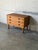 Oak Dresser With 3 Drawers and Black Handles Danish Mid-Century Modern 1960s For Sale - Image 11 of 12