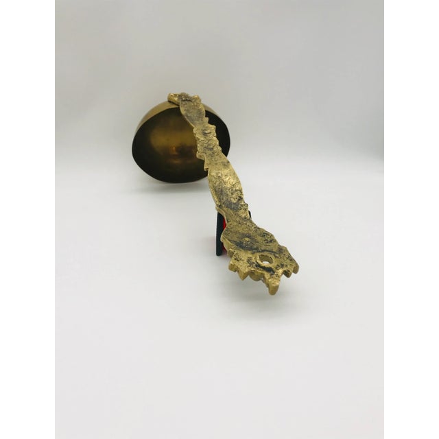 Large English Brass Soup Ladle For Sale - Image 4 of 12