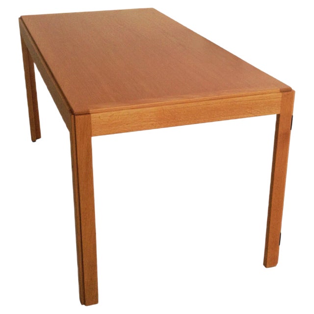 Fully Restored Danish Oak Folding Desk by Børge Mogensen for Fredericia Stolefabrik, 1970s For Sale