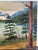 1930s Alaskan Wilderness Folk Art Oil Painting, Signed For Sale - Image 9 of 10