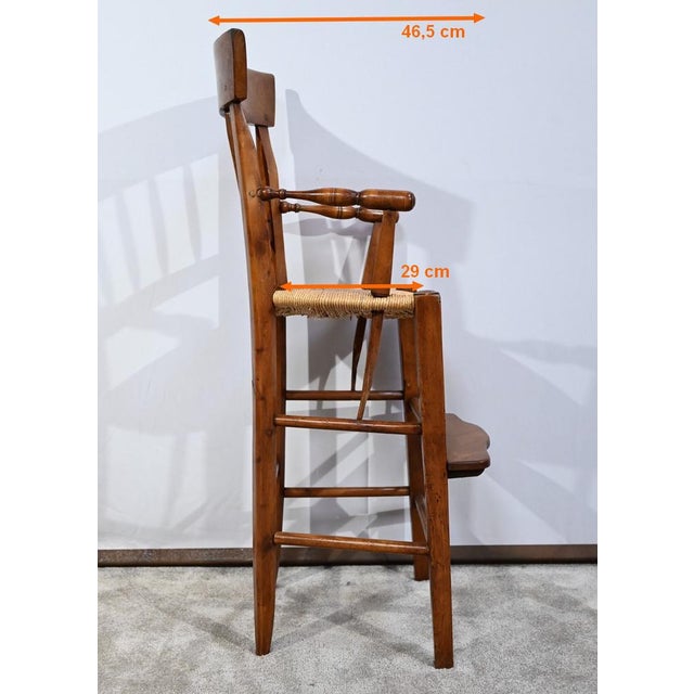 Mid-19th Century Childrens High Chair in Cherrywood For Sale - Image 18 of 18