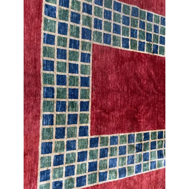 Afghan Modern Design Rug For Sale - Image 4 of 11