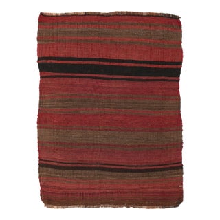 Decorative Mini Vintage Kilim Rug - 1`10″ X 2`6″ For Sale