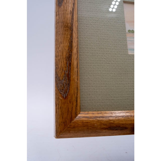 Pair of Nautical Watercolor Paintings Fishing Boats Fishermen Signed George D Post For Sale - Image 9 of 16