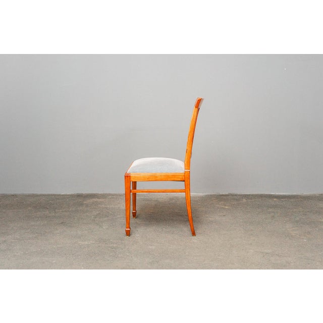 Wood Art Nouveau Cherry Chair For Sale - Image 7 of 16