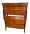 Pair of French Empire Walnut Commodes For Sale