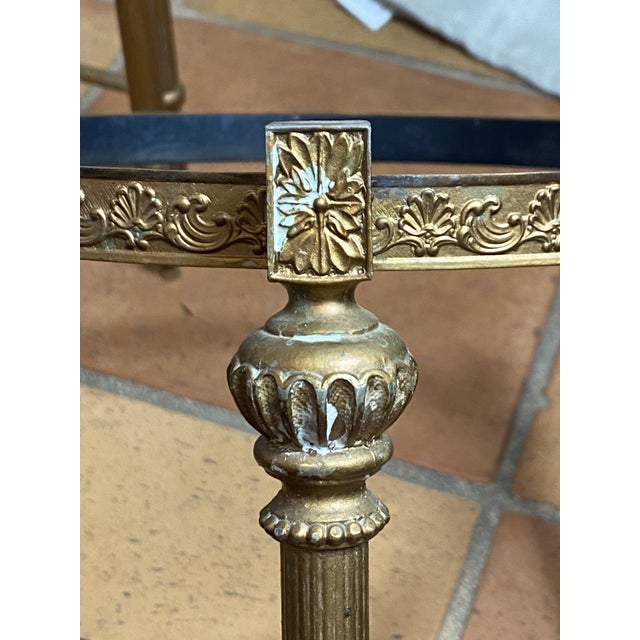 1960s Vintage Brass Nesting Tables, 1960s, Set of 3 For Sale - Image 5 of 16