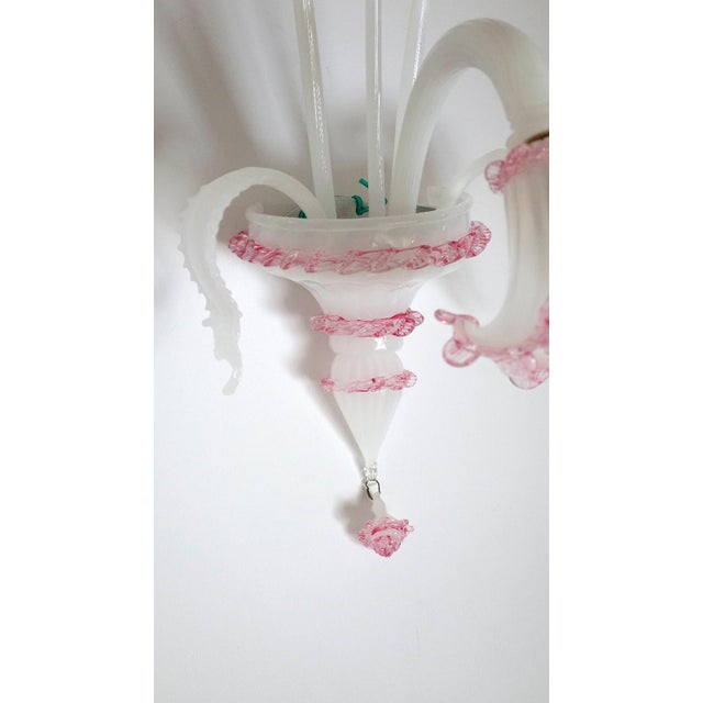 Vintage Murano Glass Wall Lamps from Made Murano Glass, 1950s, Set of 2 For Sale - Image 10 of 11