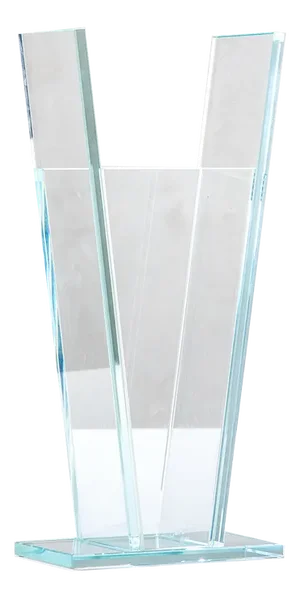 Azzurro Extrachiaro Vase in Colored Glass by Ettore Sottsass for RSVP, 2000s
