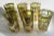 Mid-Century Modern Mid-Century Modern Culver Prado 22 Karat Gold & Green Highballs - Set of 6 For Sale - Image 3 of 12