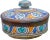 Early 20th Century Afro-Moresque Ceramic Lidded Bowl For Sale