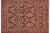 Blue Art Nouveau Inspired 1990's Pak-Persian Blue/Rust Wool Rug - 6'0'' X 9'1'' For Sale - Image 8 of 9