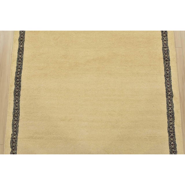 2020s Bokhara Runner 3’6” X 15’2” Beige Wool Hand-Knotted Oriental Rug For Sale - Image 5 of 13