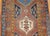 Vintage Persian Heriz Serapi Runner, Hand-Knotted Wool, Geometric Pattern, Terracotta & Navy, 3x16 For Sale - Image 14 of 15