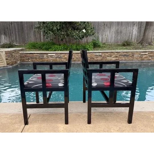 Mid-Century Modern Pair of Vintage Model 1515 Armchairs by Ward Bennett for Brickel Associates, Inc. For Sale - Image 3 of 9