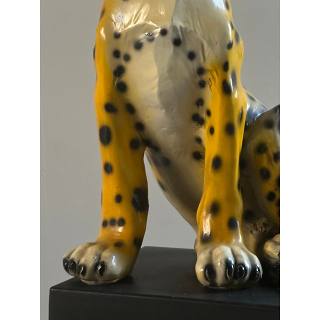 Italan Ceramic Cheetah, 1970s For Sale - Image 14 of 16