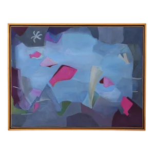 Mar Azul Abstract Artwork By Mexican Artist Maricruz Hernandez Covarrubias
