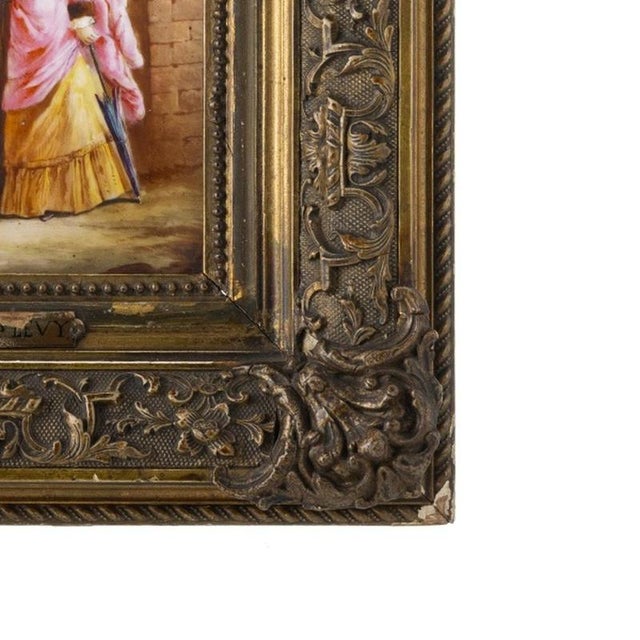 Porcelain Plaque by Laure Levy For Sale - Image 5 of 6