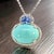 Persian Turquoise Sapphire Diamond Necklace 17" 14k WG 19.03 TCW Certified For Sale In New York - Image 6 of 15
