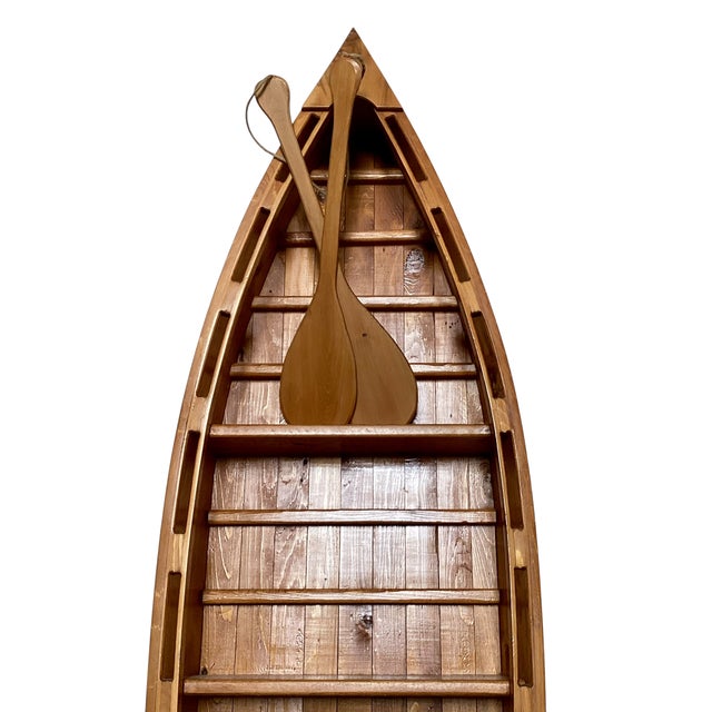 English Vintage English Boat Form Etagere Bookshelf For Sale - Image 3 of 4
