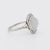 Art Deco Gold Moonstone Diamond Ring, Size 7 For Sale - Image 4 of 5