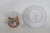 Ceramic Tame and Nakamura Japan 2pc Set Chocolate Cup and Saucer Pair Hand Painted For Sale - Image 7 of 11