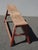 Vintage Rustic Asian Influence Teak Bench W Crackle Finish Seat For Sale - Image 4 of 12