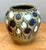 Late 20th Century Vintage Handcrafted Polka Dot Ceramic Vase For Sale - Image 5 of 13