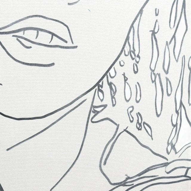 2010s "Untitled (Green, Pink, Ivory, Pearl Kate)" Original Artwork by Hilary Bond For Sale - Image 5 of 11