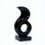 Black marble sculpture. This gorgeous abstract sculpture, also known as "La Flama", is a 1980s black marble sculpture by...