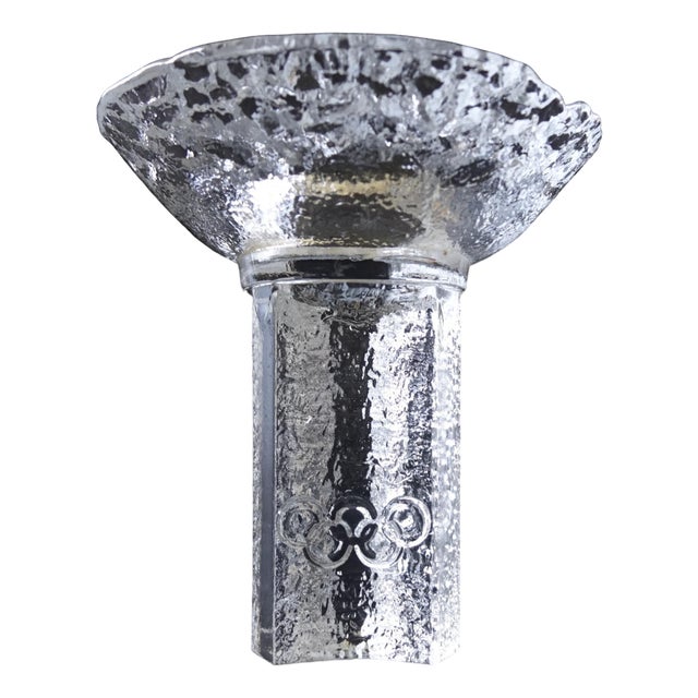 Vintage Olympia Candleholder by Lars Hallsten for Orrefors For Sale