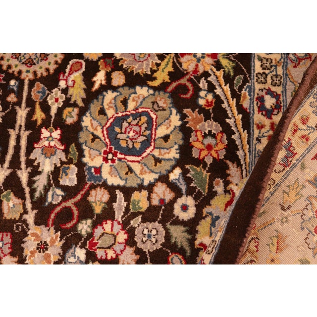 Textile Boho Chic 1990's Pak-Persian Brown/Taupe Wool Rug - 5'11'' X 9'2'' For Sale - Image 7 of 9