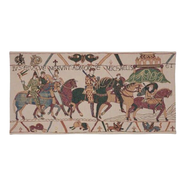 Bayeux - St. Michaels Mount Tapestry - 57 X 112 Cm (1'11" X 3'4") - Requires Rod Size 3 For Sale