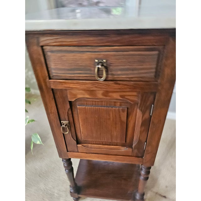 Originally designed as a smoking stand or humidor, this versatile piece now makes for a perfect, unique nightstand, end...