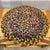 Brown 1980s Shabby Chic Hand Braided Wool Chair Pad or Placemat Set of Four For Sale - Image 8 of 11