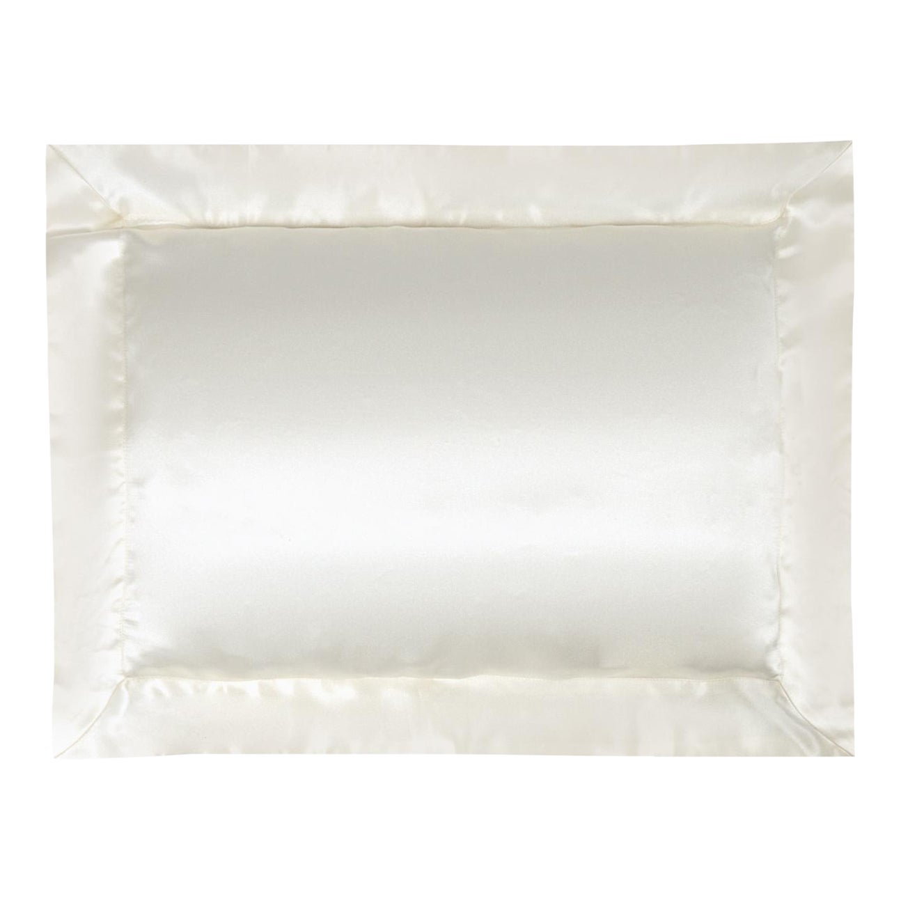 Gingerlily Silk Pillowcase Boudoir 12"x16" Ivory Chairish