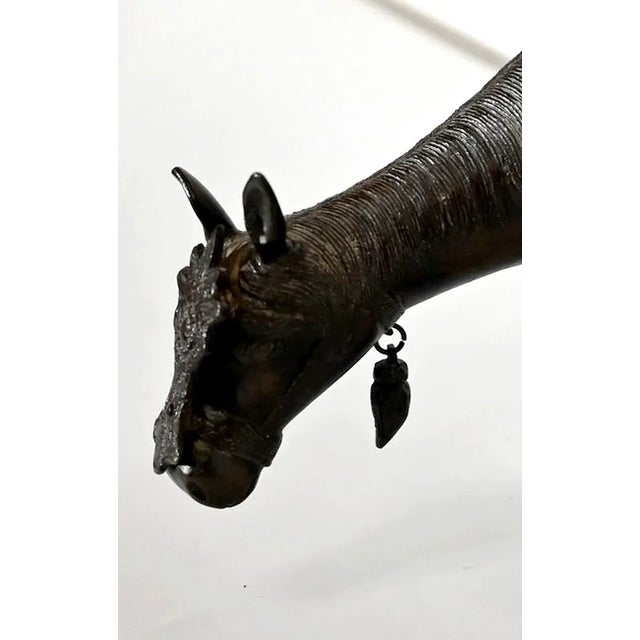 Asian Style Bronze Horse, Early 1900s For Sale - Image 3 of 12