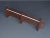 1960s Vintage Teak Wall Mounted Clothes Rack, 1960s For Sale - Image 5 of 9