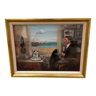 Soicher Marin - Alan Kingsbury St. Ives Giclee Framed. For Sale
