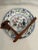 Early 20th Century Early 20th Century Minton “Poonah” Dinner Plate With Chinoiserie Mahogany Stand For Sale - Image 5 of 8