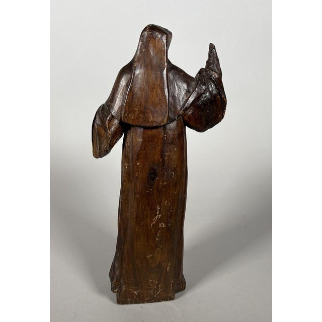 Saint Anne or Saint Bridget, 17th Century, Wood For Sale - Image 5 of 7