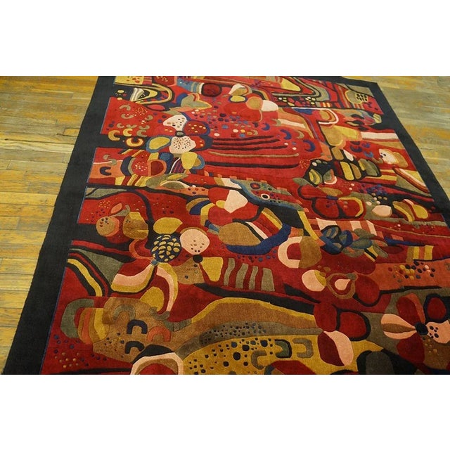 Antique Chinese Silk Rug 5' 6" x 7' 9" For Sale In New York - Image 6 of 6