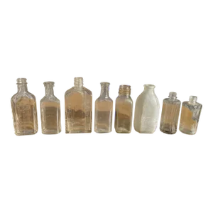 Early 20th Century Small Apothecary Bottles - Collection of 8
