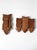 Wood Mid-Century Carved Wood Owl Wall Hangings Set For Sale - Image 7 of 9